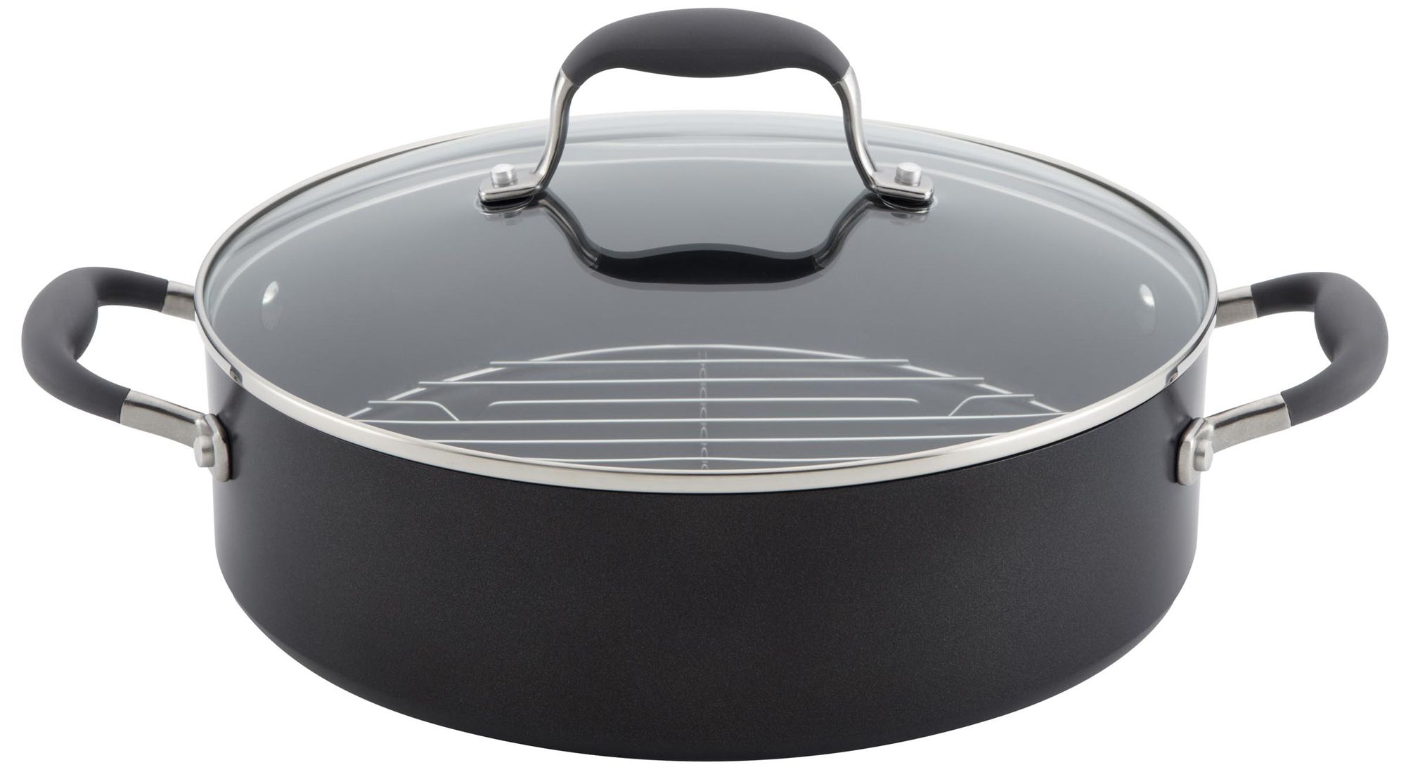 Anolon Advanced Nonstick 5.5 Qt Braiser with Rack