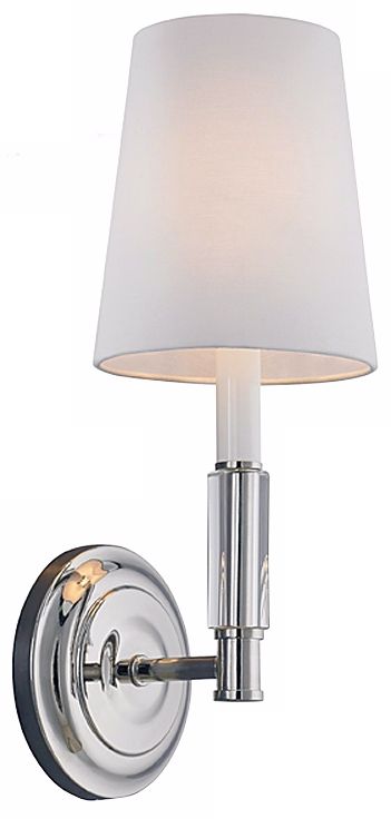 Feiss Lismore 14" High Polished Nickel Wall Sconce