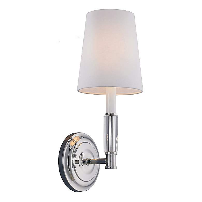 Feiss Lismore 14&quot; High Polished Nickel Wall Sconce