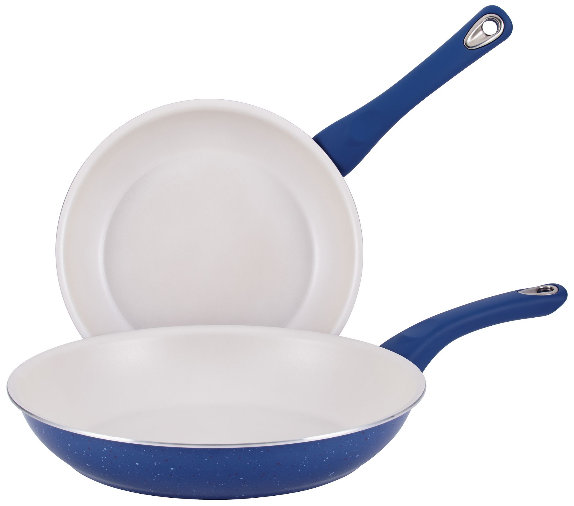 Farberware New Traditions Blue 2-Piece Open Skillet Set