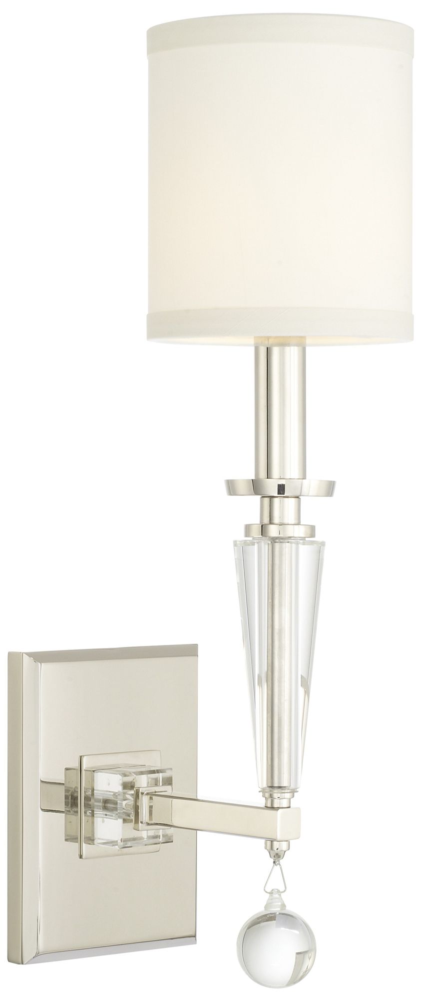 Crystorama Paxton 17" High Nickel Sconce