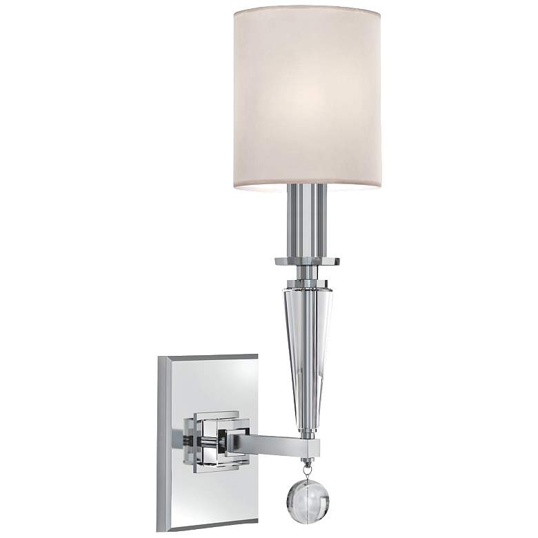 Crystorama Paxton 17&quot; High Nickel Sconce