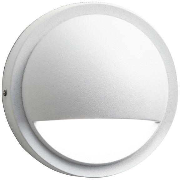 Kichler 4" High Half Moon White 2700K LED Deck Light
