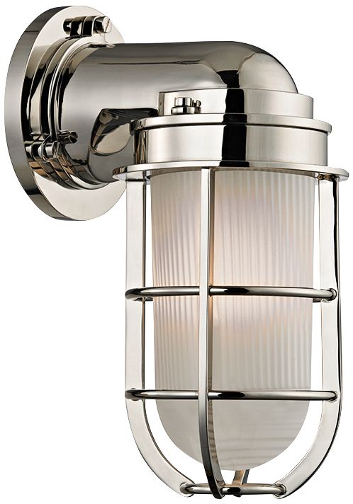 Hudson Valley Carson 10" High Polished Nickel Wall Sconce
