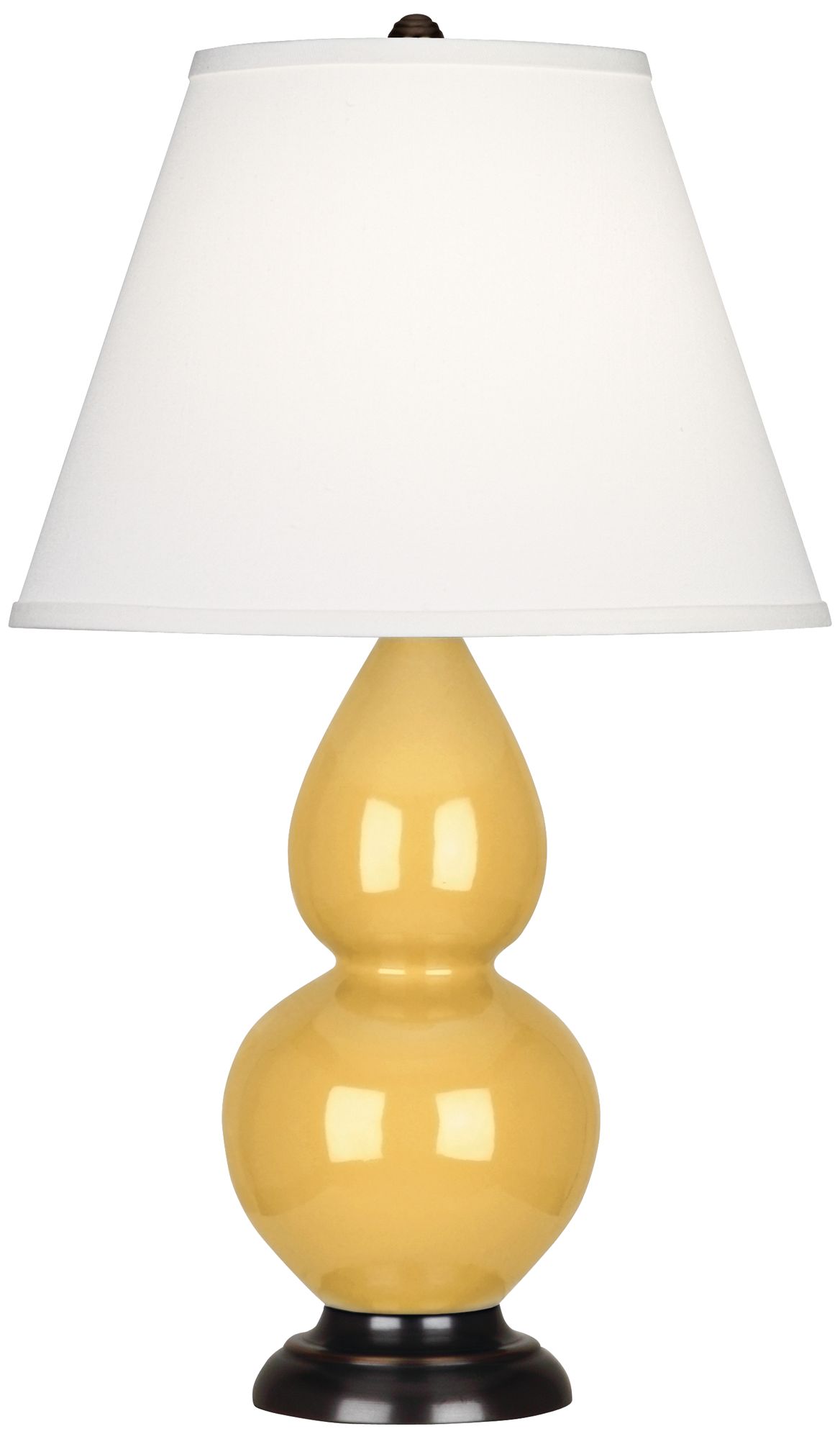 Robert Abbey Sunset Yellow and Bronze Table Lamp 5T559 Lamps Plus