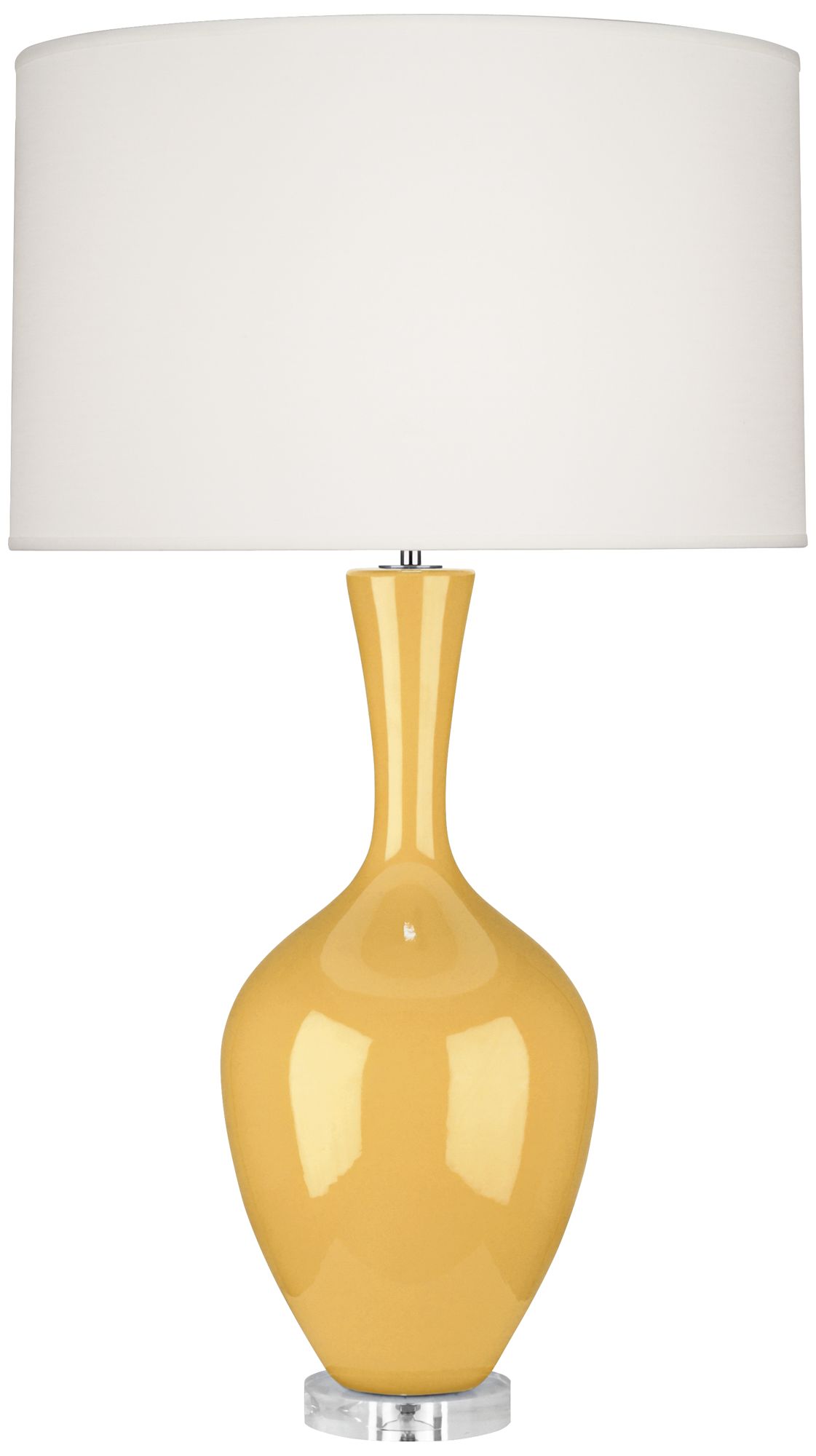 Robert Abbey Audrey Sunset Yellow Ceramic Buffet Lamp