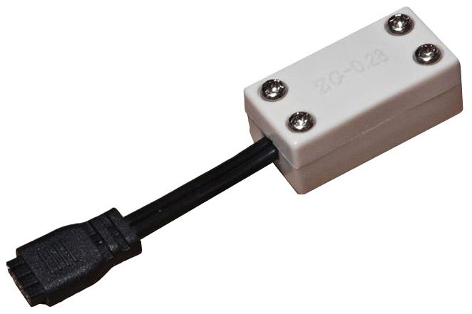 InvisiLED Pro 3 1.5"W Black Low Voltage Wiring Box w/ Feed