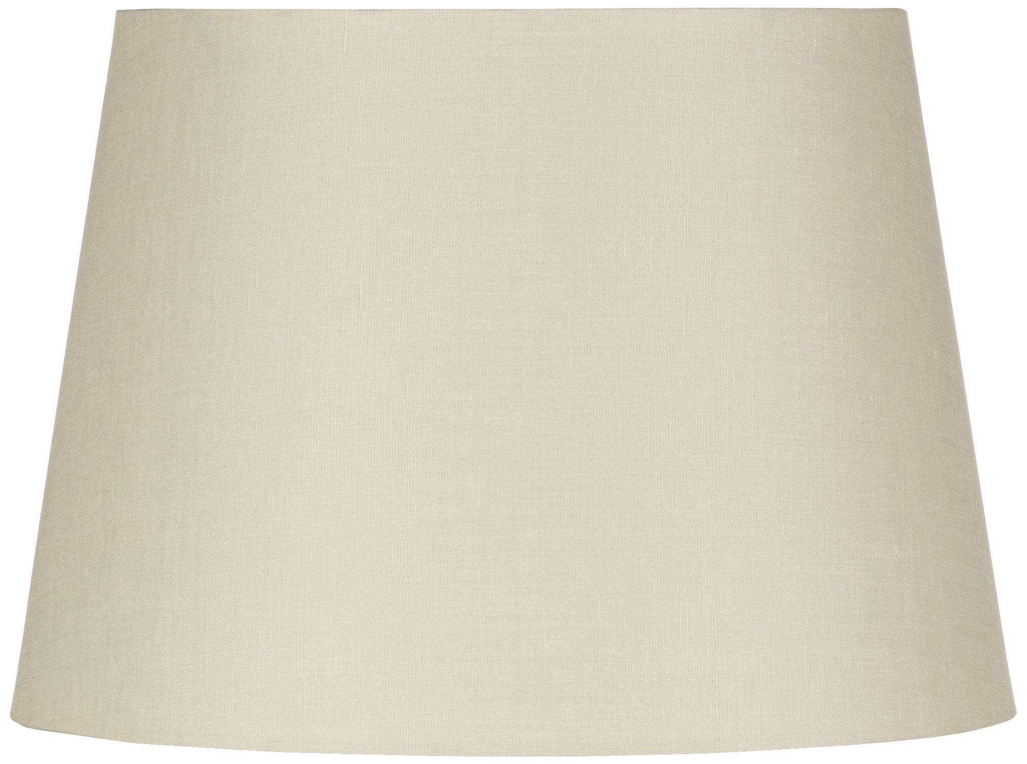 Eggshell Linen Drum Hardback Shade 15x18x12 (Spider)