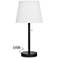 Flesner Bronze 20" High Accent Table Lamp with USB Port