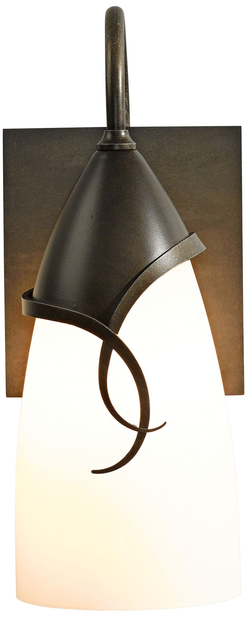 Hubbardton Forge Flora 11 3/4" High Smoke Outdoor Wall Light