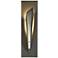 Hubbardton Forge Quill 15 1/2" High Platinum LED Wall Sconce