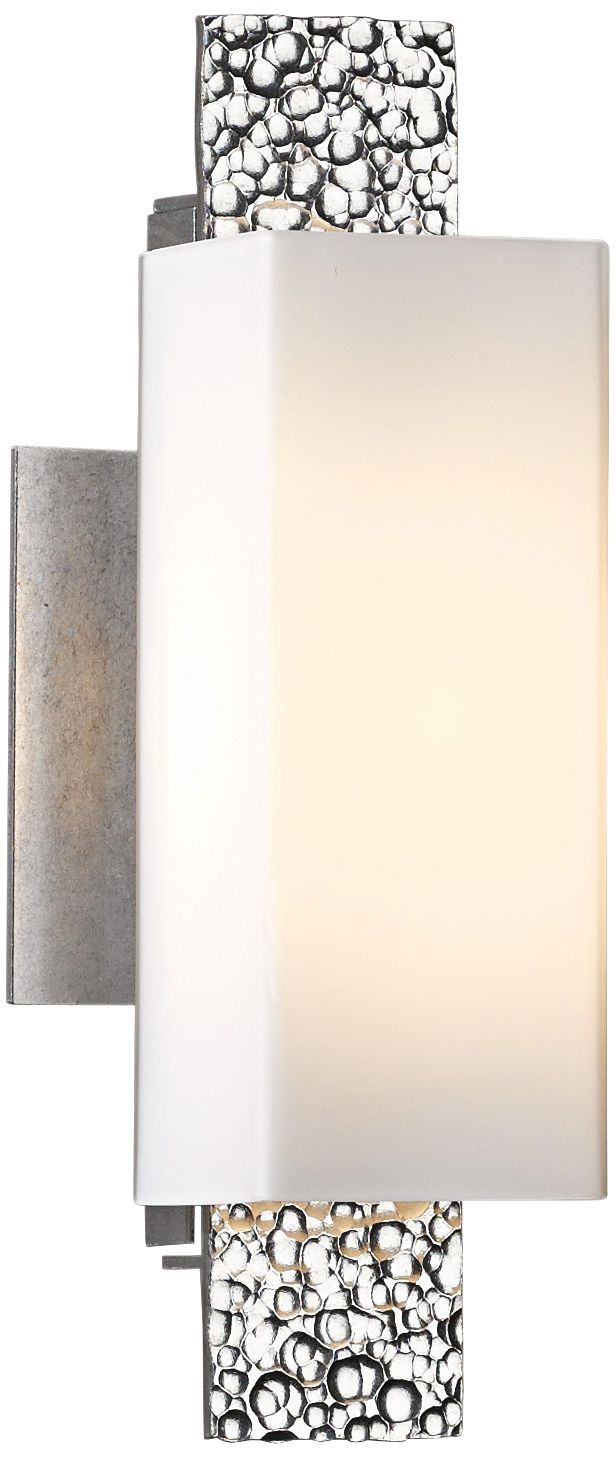 Hubbardton Forge Oceanus 12 1/2" High Platinum Wall Sconce