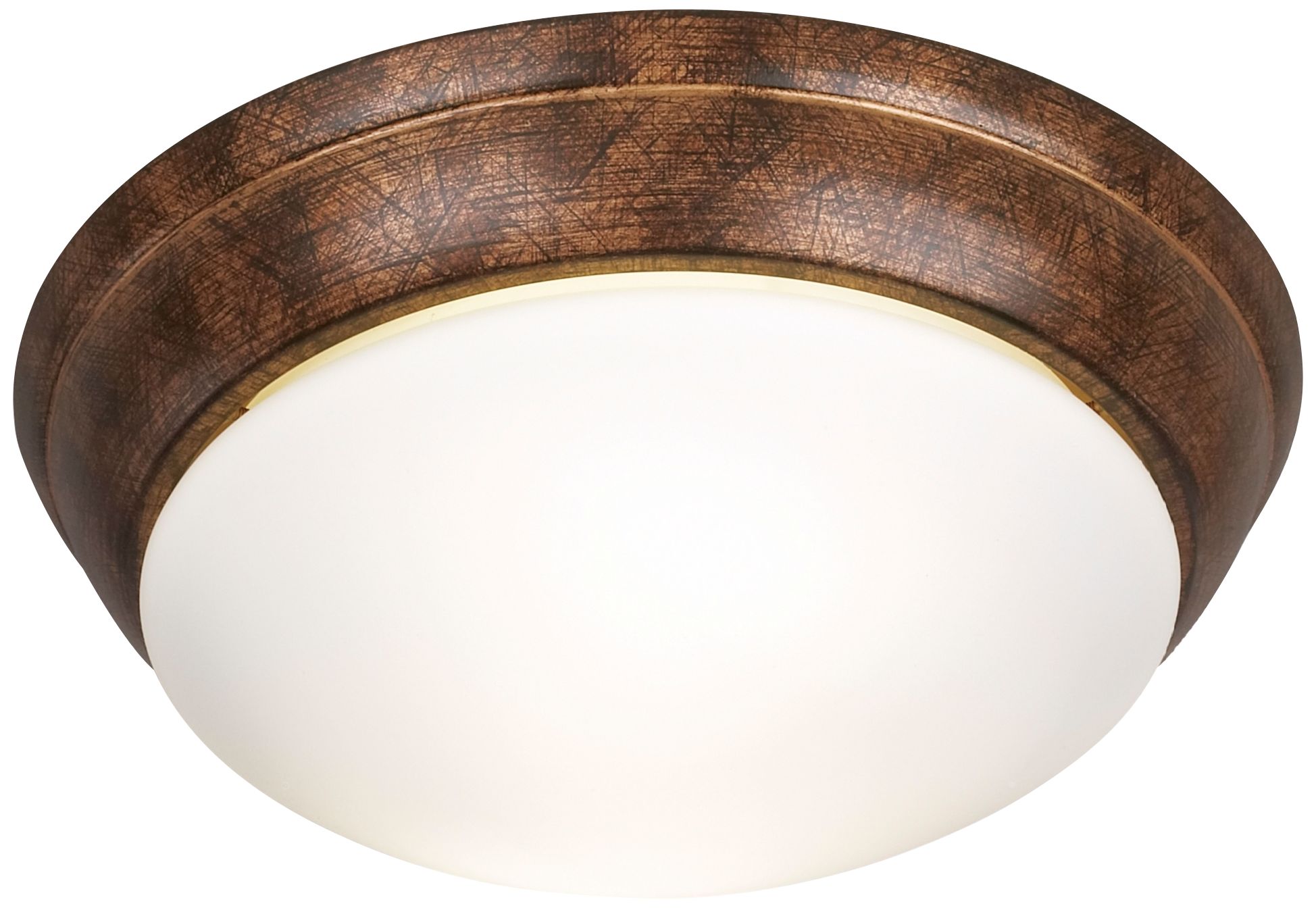 Alabaster Glass Golden Harvest 12 1/2" Wide Ceiling Light