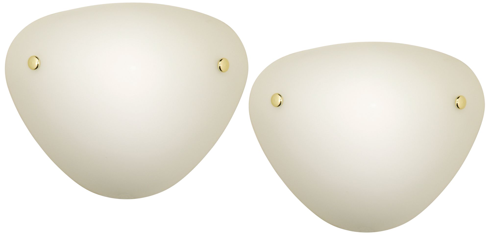 Rounded Triangle 10" High Wall Sconce