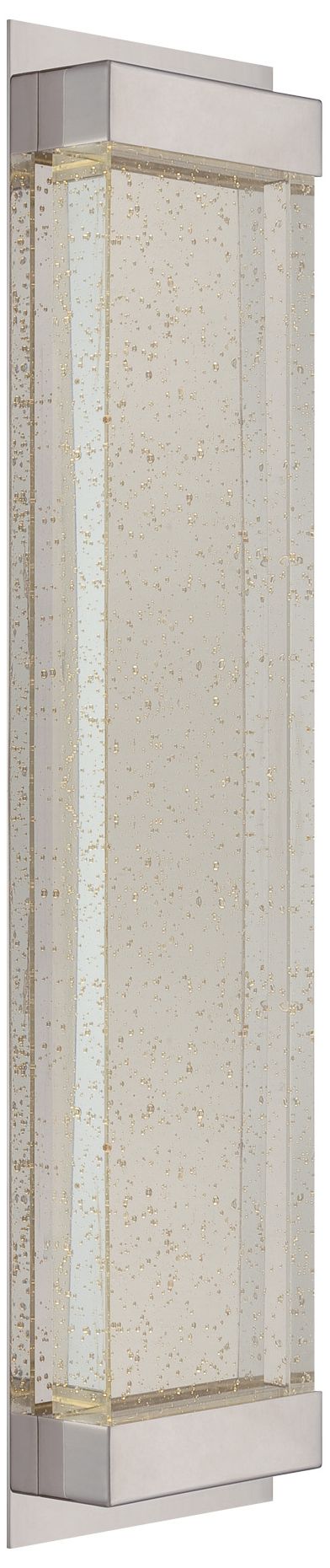 dweLED Mythical 24" High Polished Nickel LED Wall Sconce