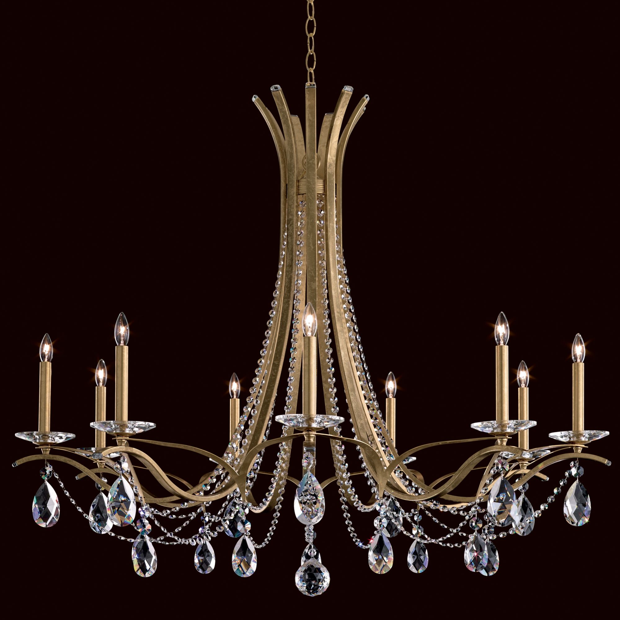 Schonbek Vesca 45" Wide Heirloom Gold Chandelier