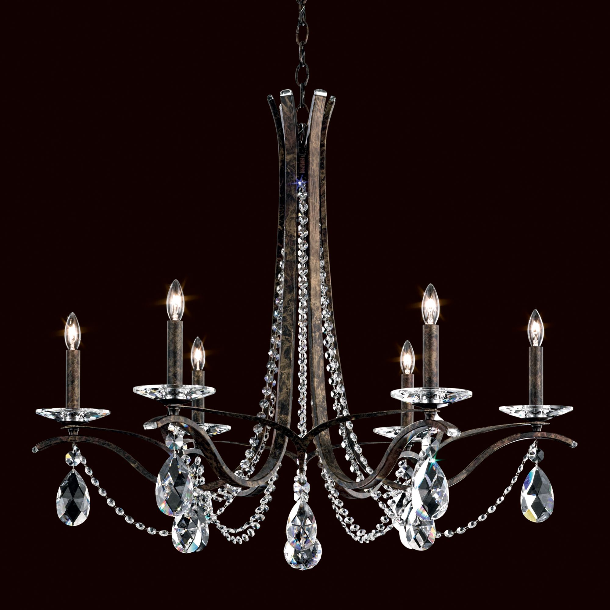 Schonbek Vesca 33" Wide Heirloom Bronze Chandelier