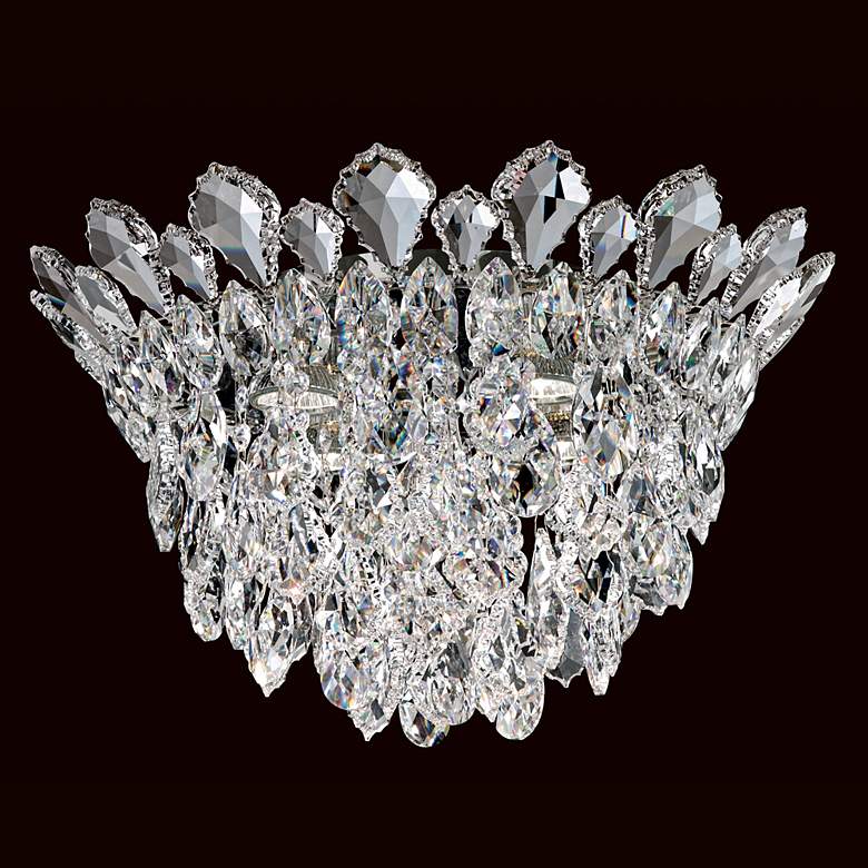 Schonbek Trilliane Cluster 17&quot; Wide Crystal Ceiling Light