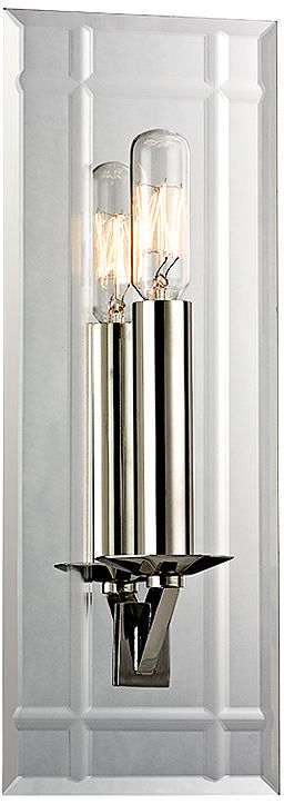 Hudson Valley Austin 13 1/4" High Polished Nickel Sconce