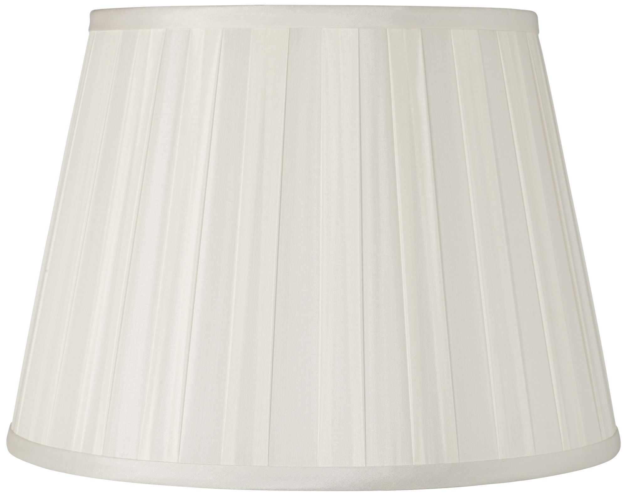 Off-White Euro Box Pleat Shade 10x14x10 (Spider)