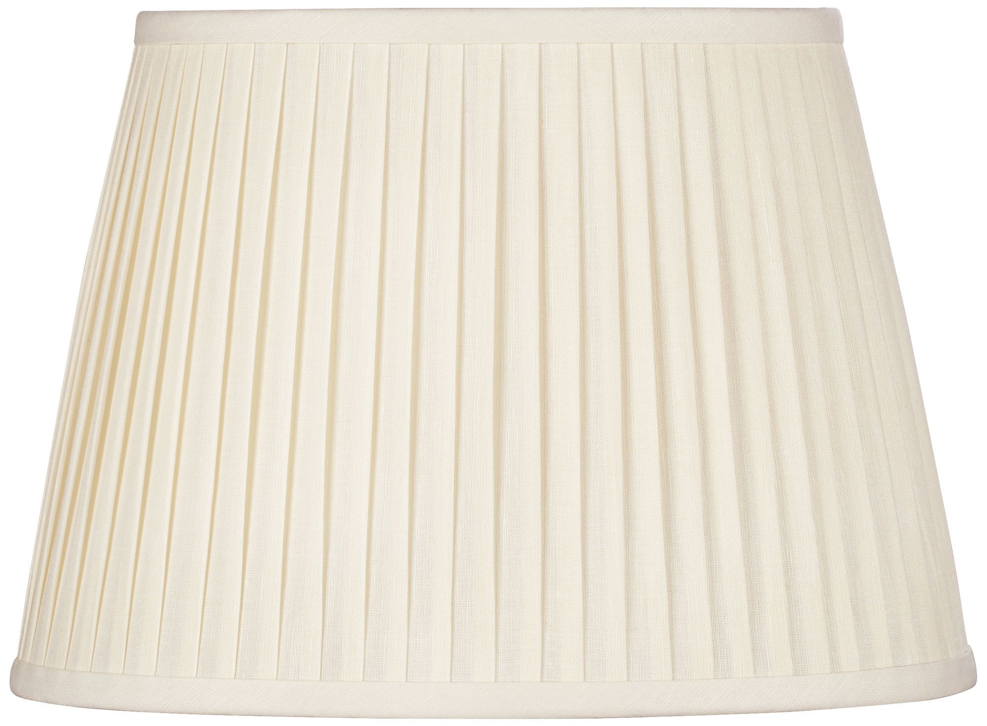 Eggshell Oval Softback Linen Shade 10/7x14/10x10 (Spider)