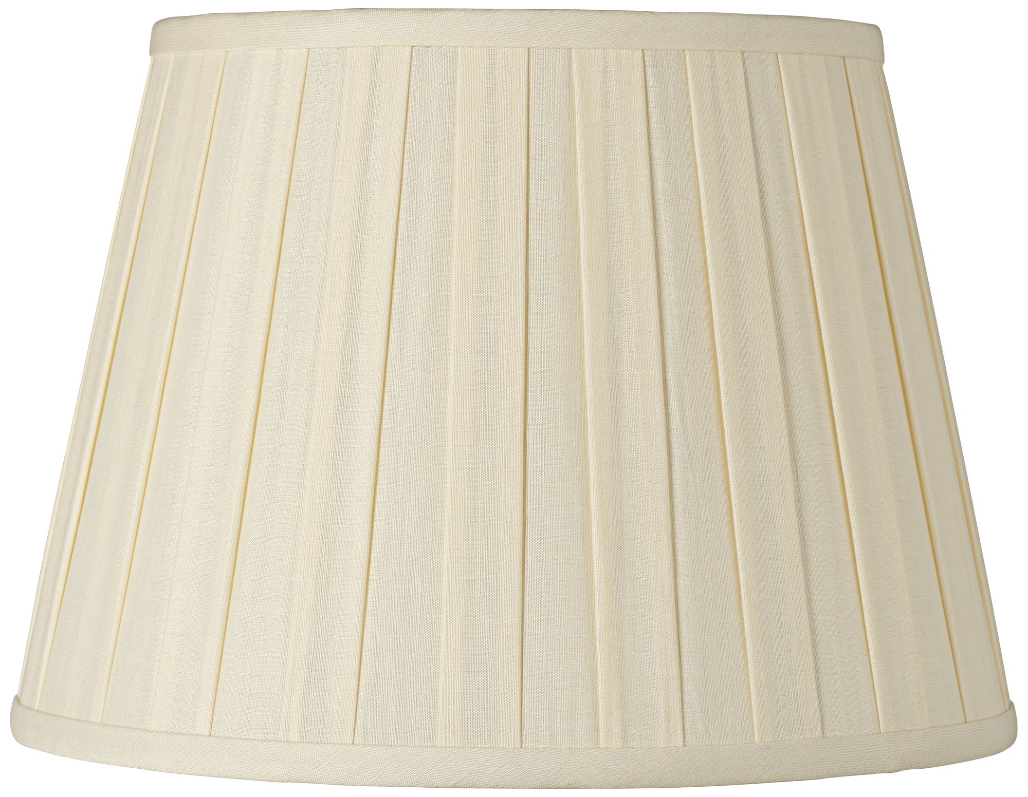 Eggshell Euro Box Pleat Shade 10x14x10 (Spider)