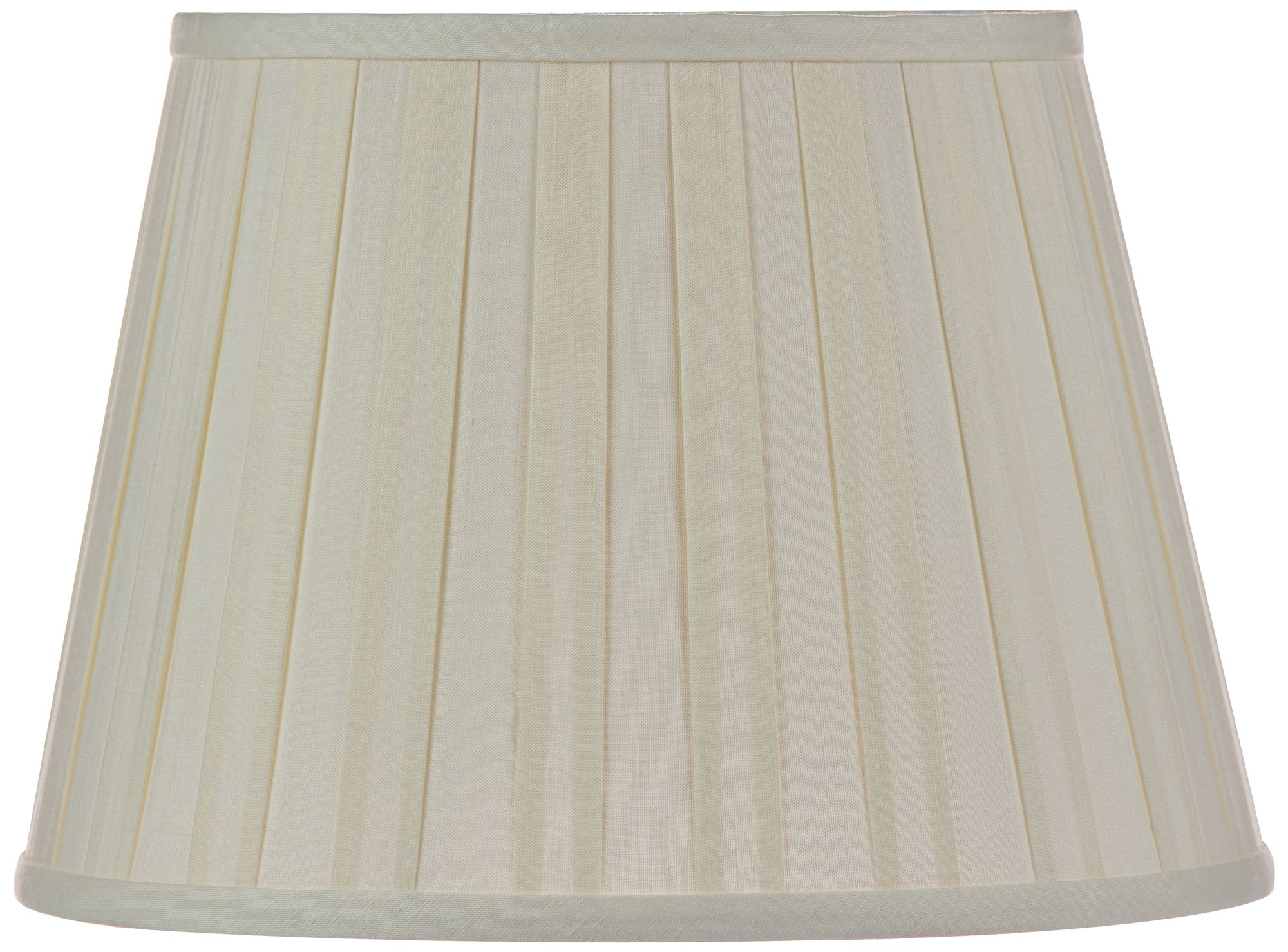 Eggshell Euro Box Pleat Shade 11x17x11 (Spider)