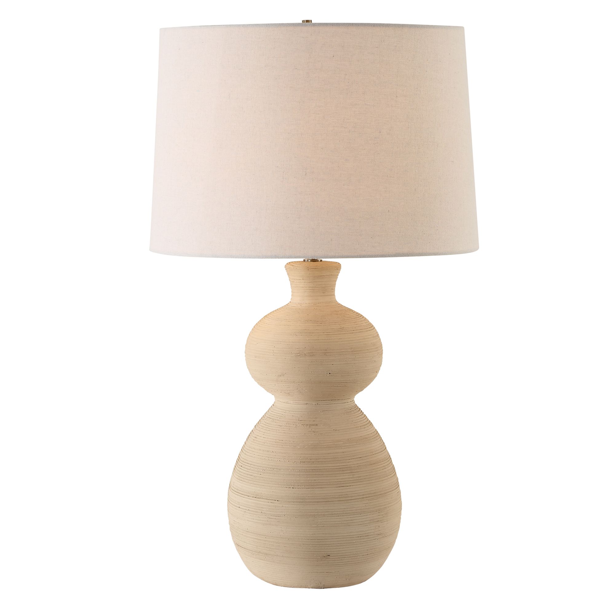 Pueblo 28" Warm Clay Ceramic Table Lamp