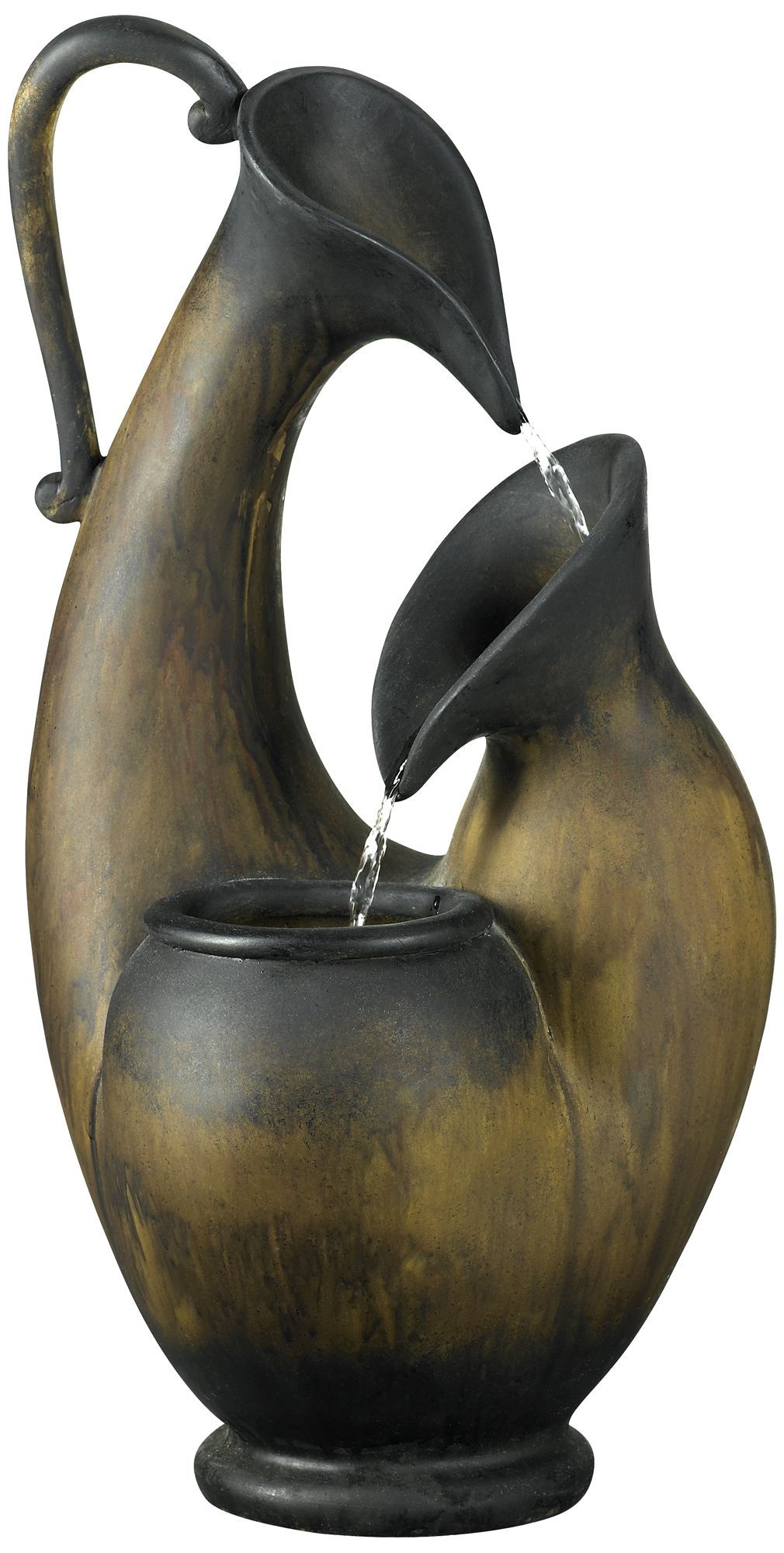 Weathered Jug 24" High Tabletop Fountain 60647 Lamps Plus