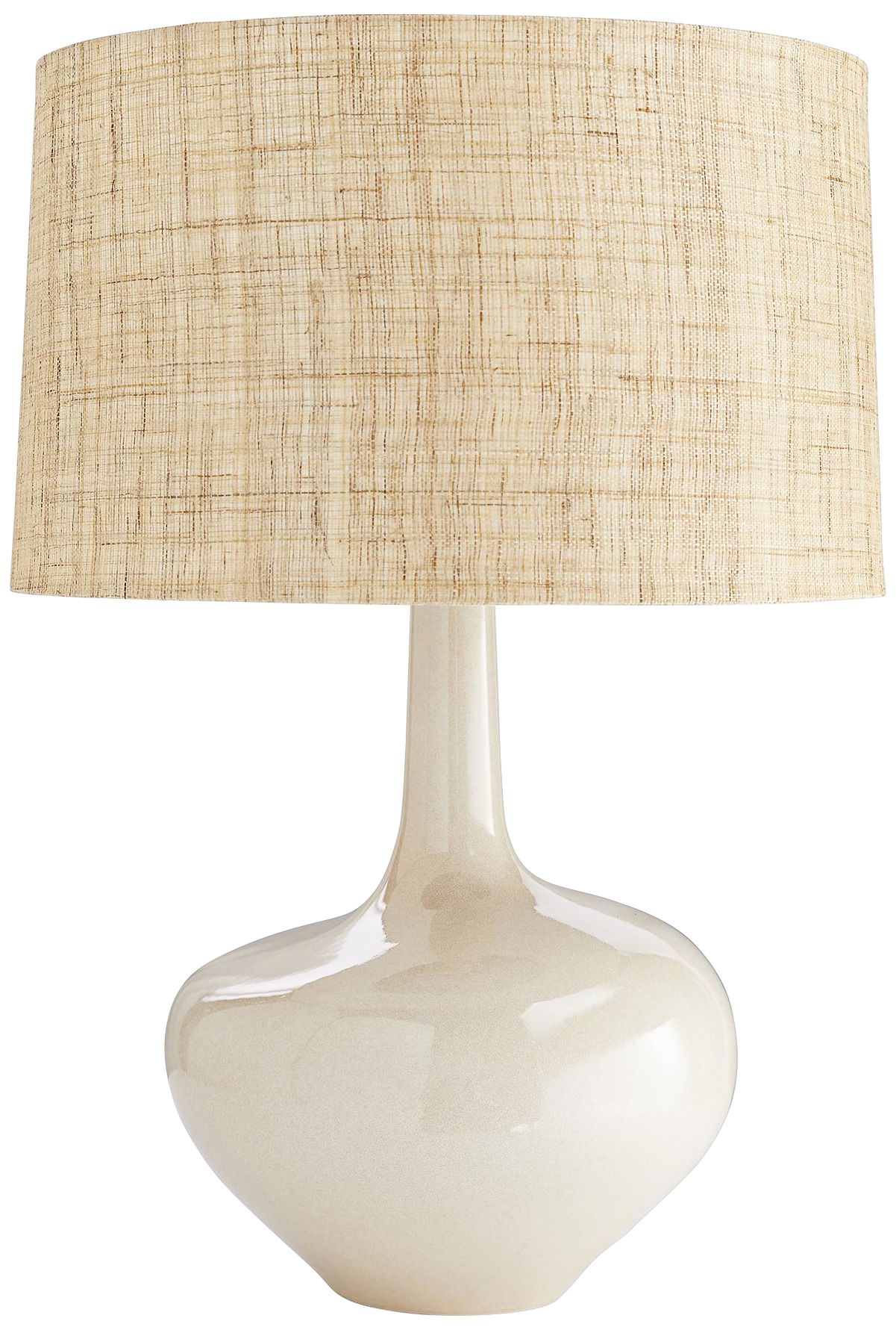 Arteriors Home Nash Warm Sand Reactive Glaze Table Lamp
