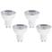 50W Equivalent 6.5W 3000K LED Dimmable GU10 MR16 Bulb 4-Pack