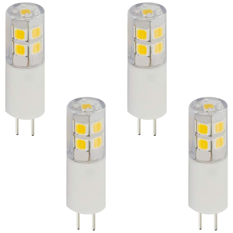 25W Equivalent Clear Tesler 2W LED 12V G4 Bulb 4-Pack