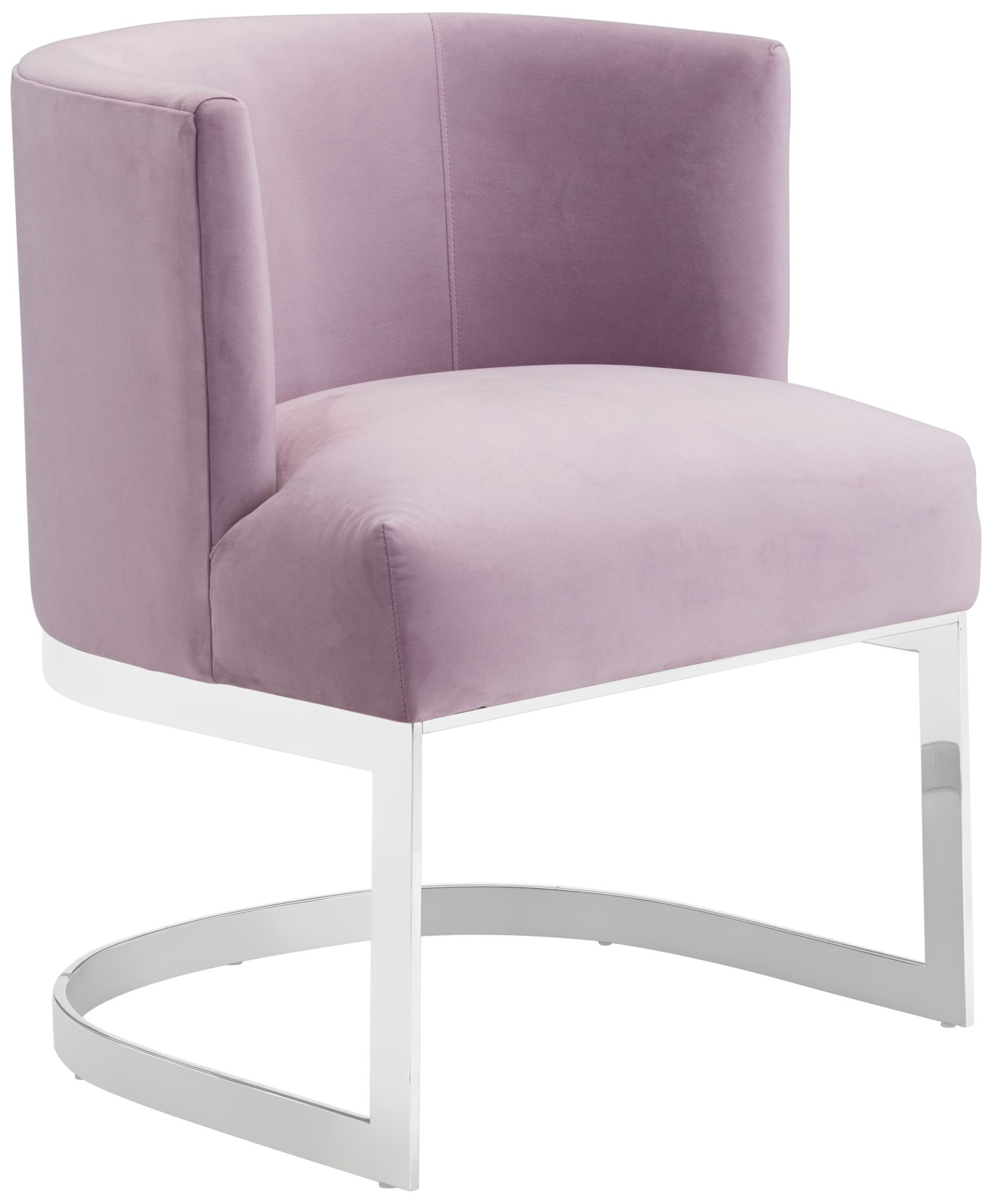Zuo Artist Pink Velvet Occasional Chair