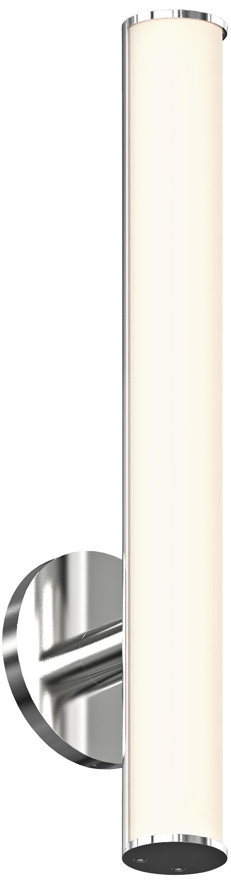 Sonneman Bauhaus Columns 18"H Satin Chrome LED Wall Sconce