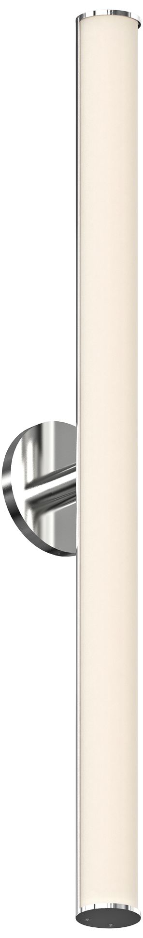 Sonneman Bauhaus Columns 32"H Satin Chrome LED Bath Light
