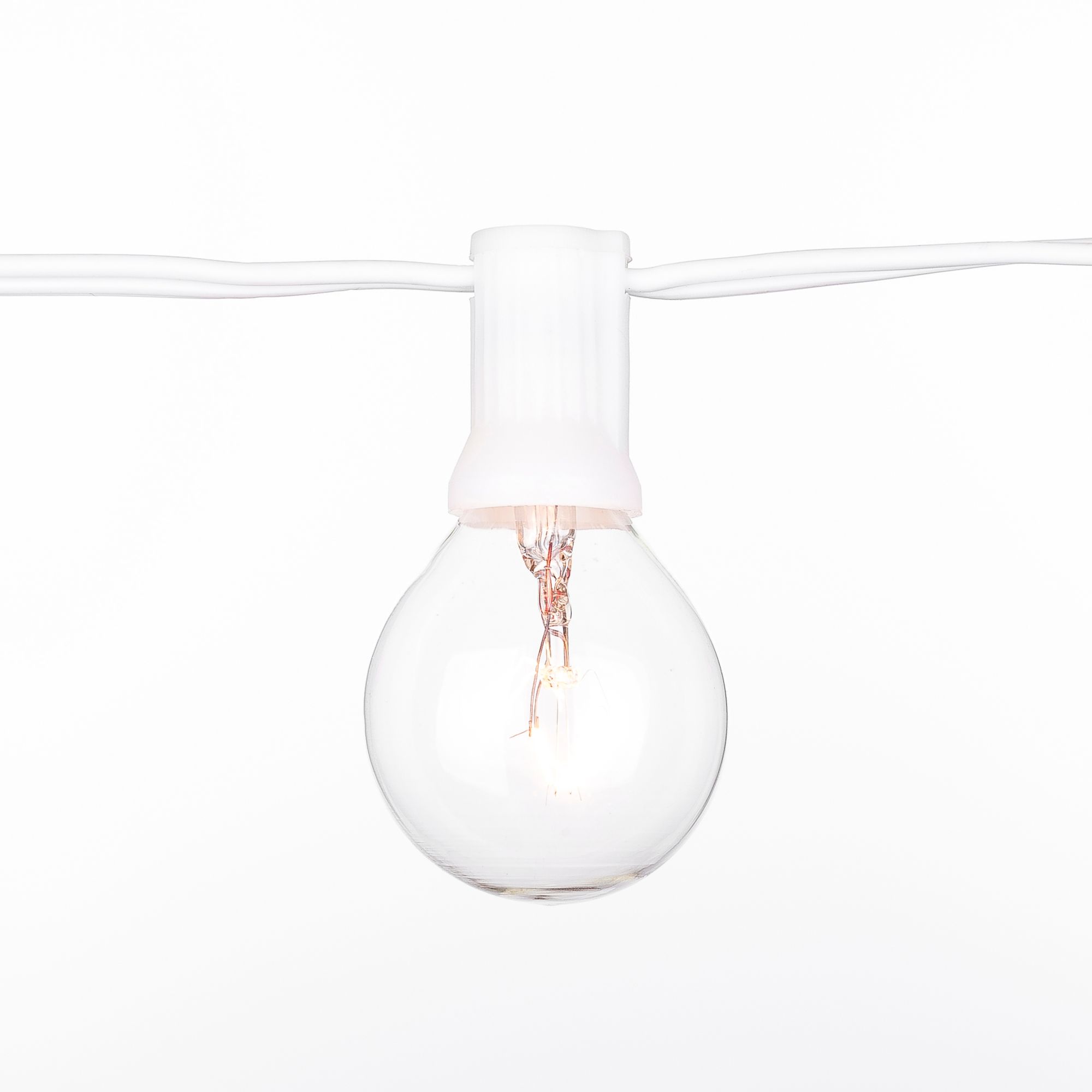 Aspen Brands 50-Light Savannah White Outdoor String Light