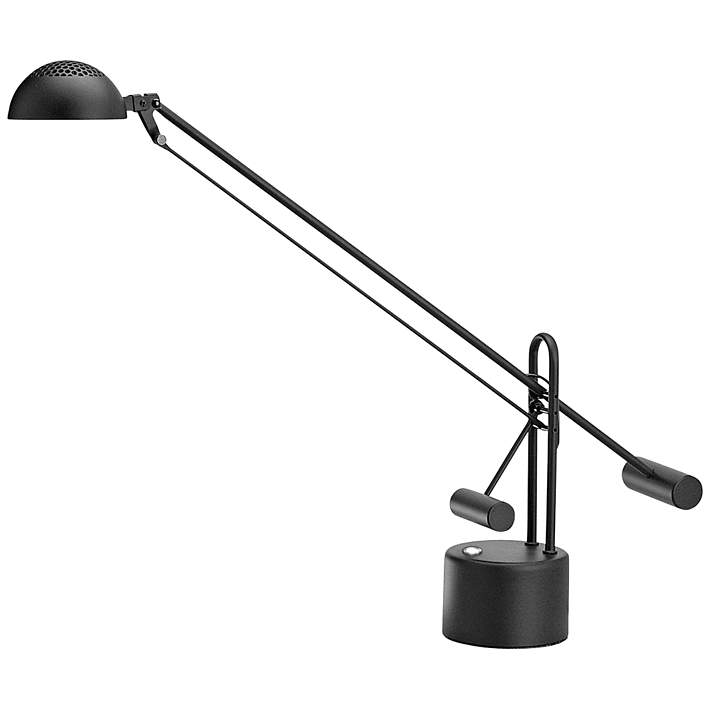 Zelda Black Led Desk Lamp With, Halogen Desk Lamp Led Replacement Bulb