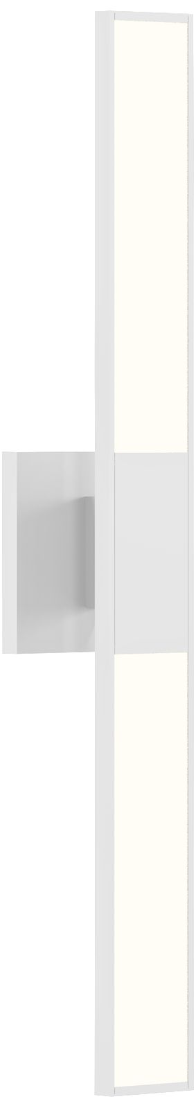 Planes 24 1/4" High Satin White 2-Light LED Wall Sconce