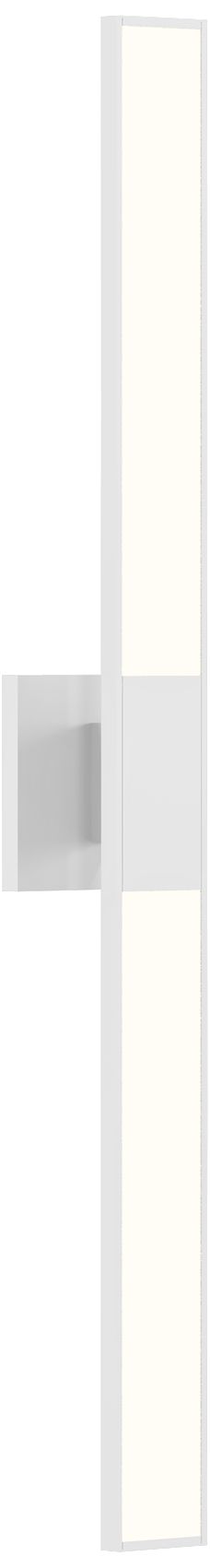 Sonneman Planes 32" High Satin White 2-Light LED Wall Sconce