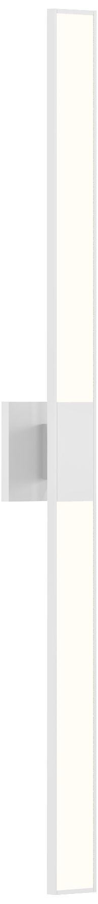 Sonneman Planes 40" High Satin White 2-Light LED Wall Sconce