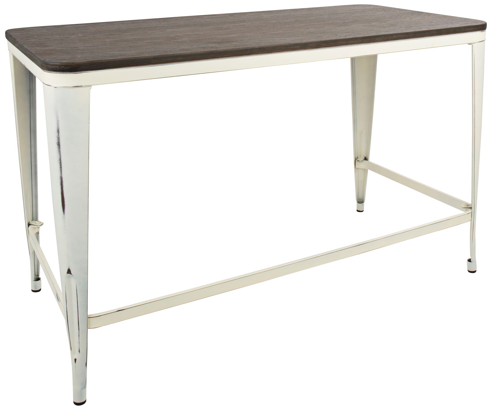 Pia 47 1 4 Wide Espresso Bamboo And Vintage Cream Desk 60g98