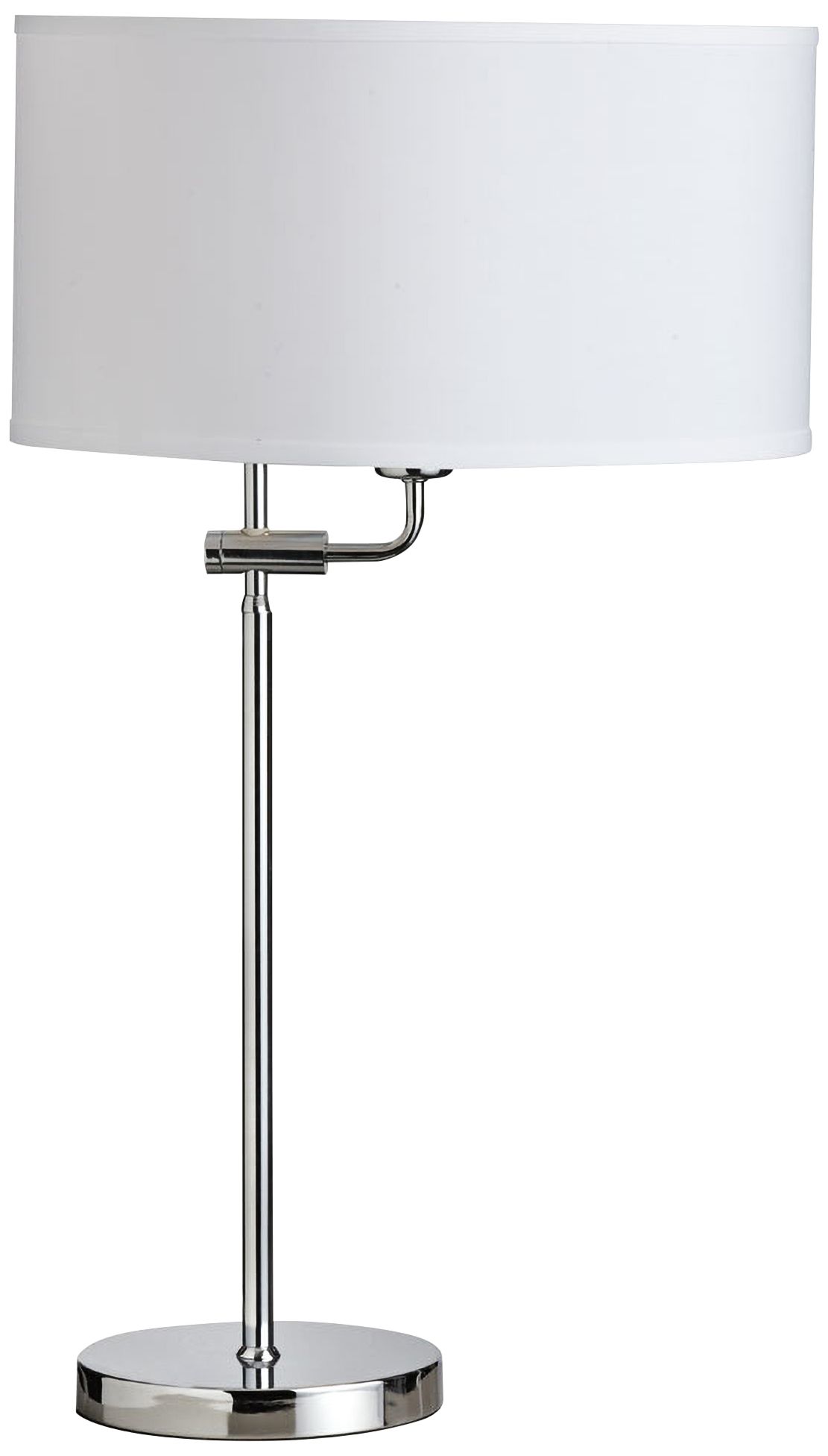 Crawford Polished Chrome Adjustable Table Lamp