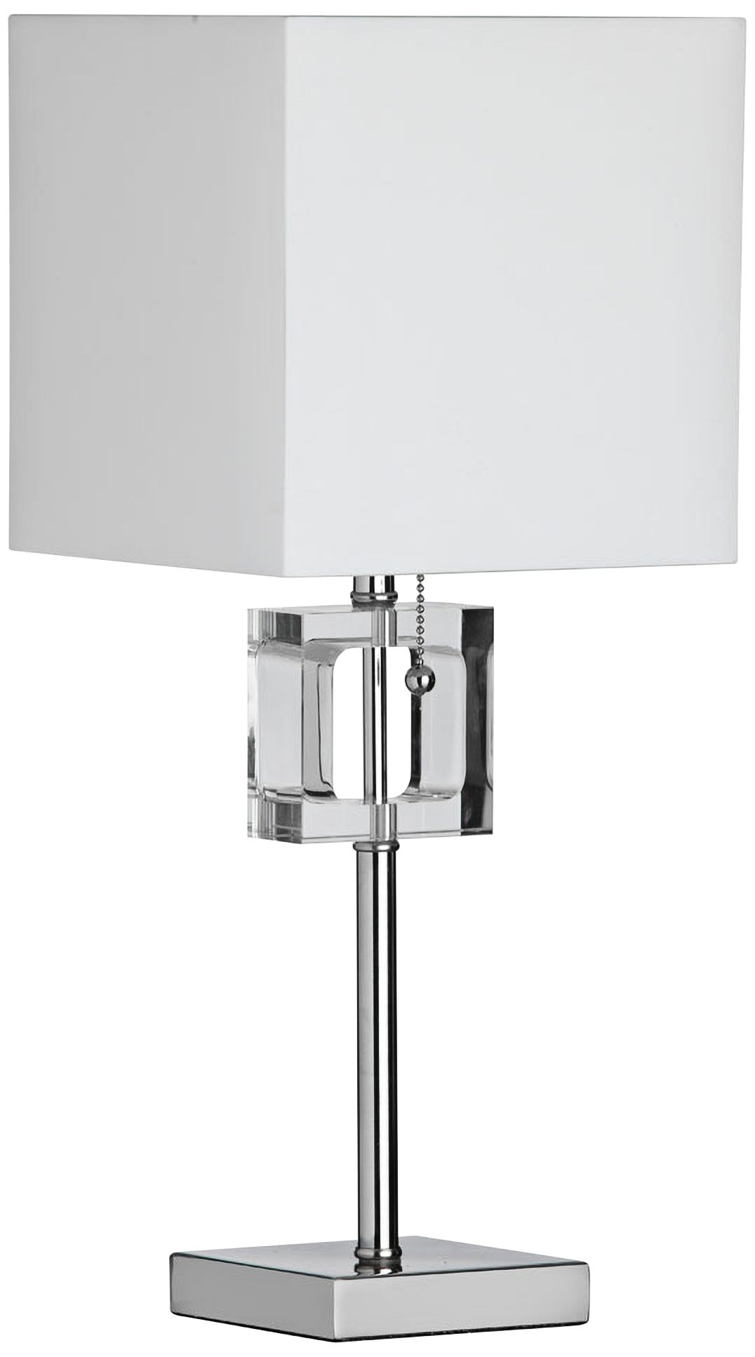 polished chrome table lamp