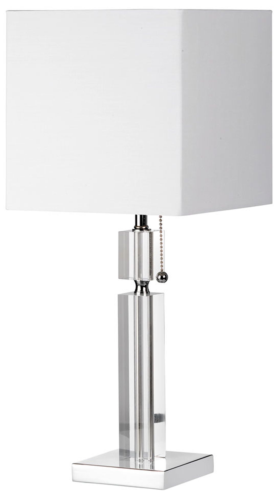 Asplund Polished Chrome and Acrylic Table Lamp