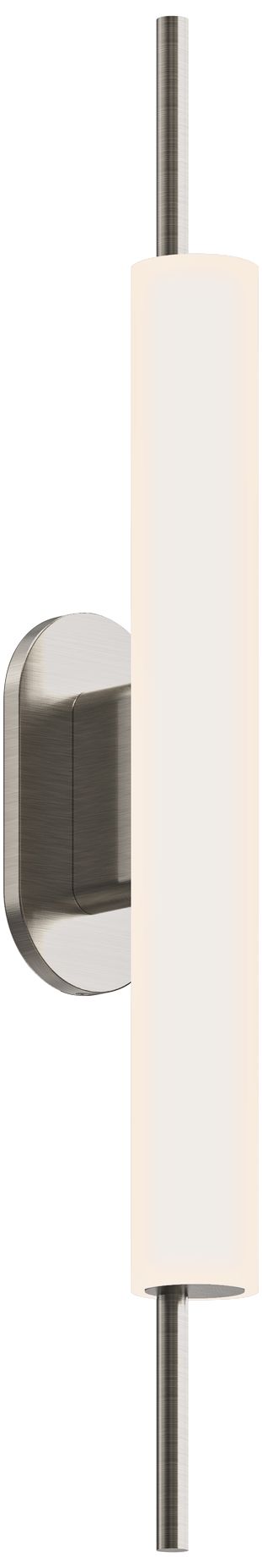 Piccolo Encore 24"H Satin Nickel LED Outdoor Wall Light