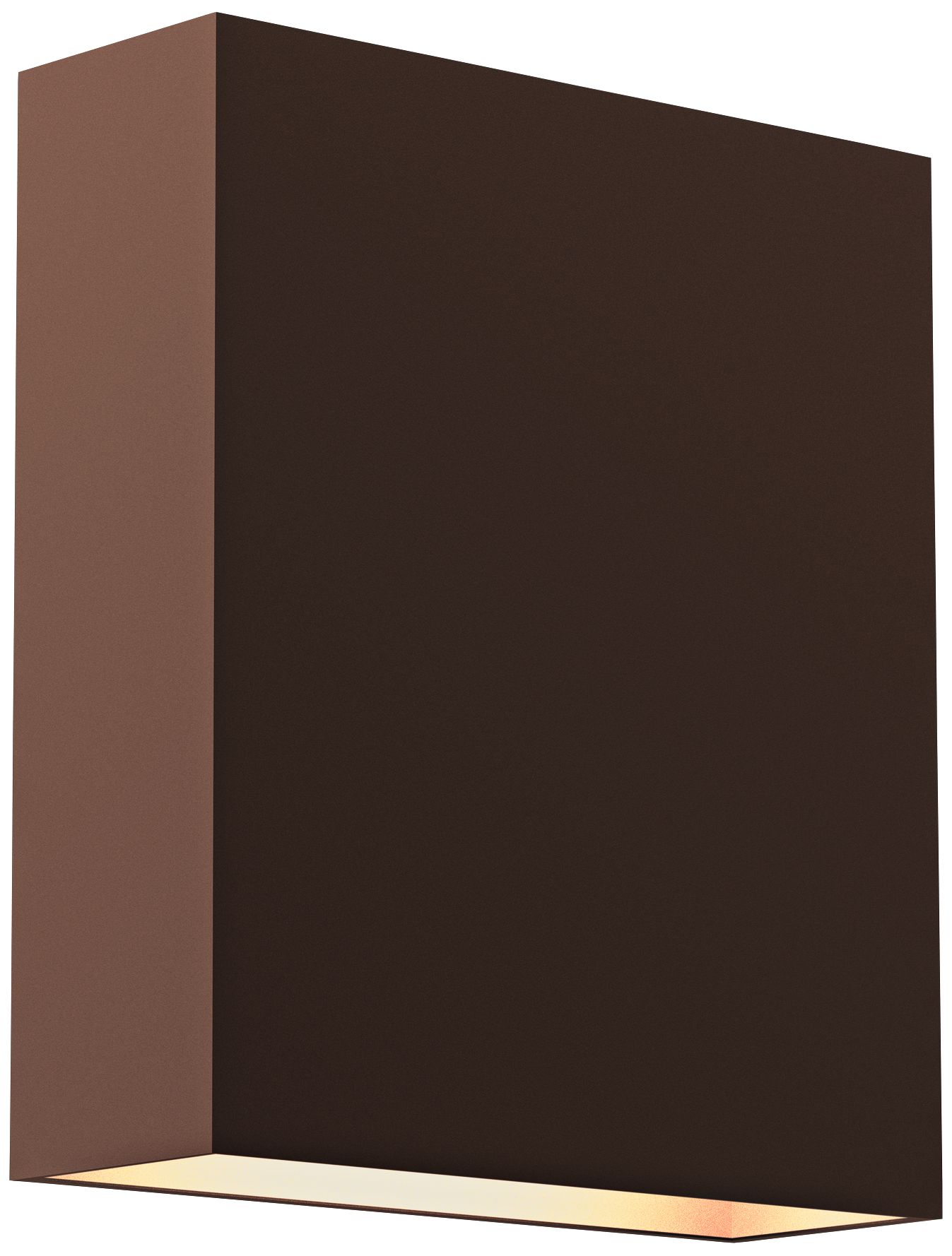 Inside Out Flat Box 7" High Bronze LED Outdoor Wall Light