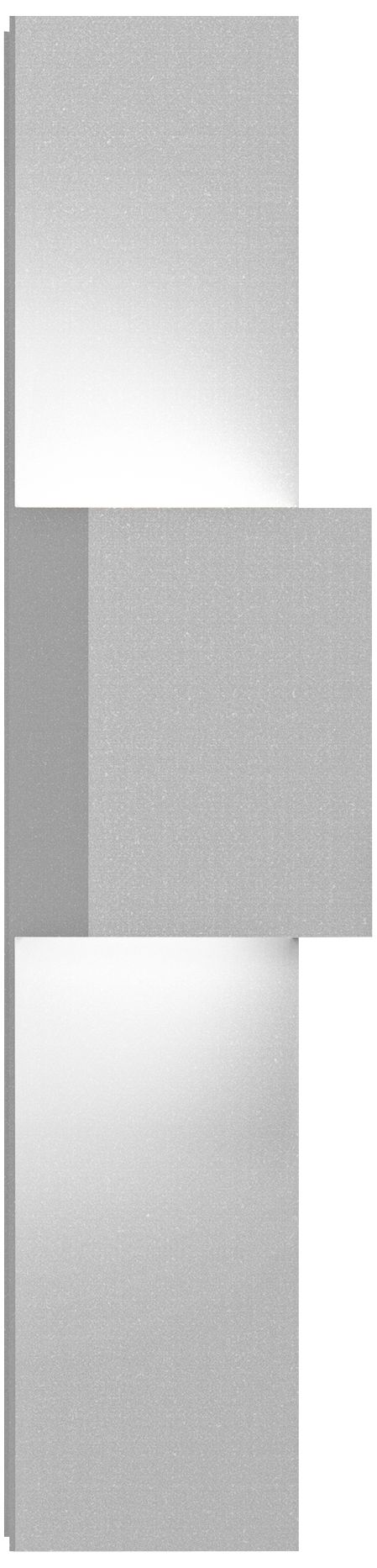 Inside Out Flat Box 25"H White 2-LED Outdoor Wall Light