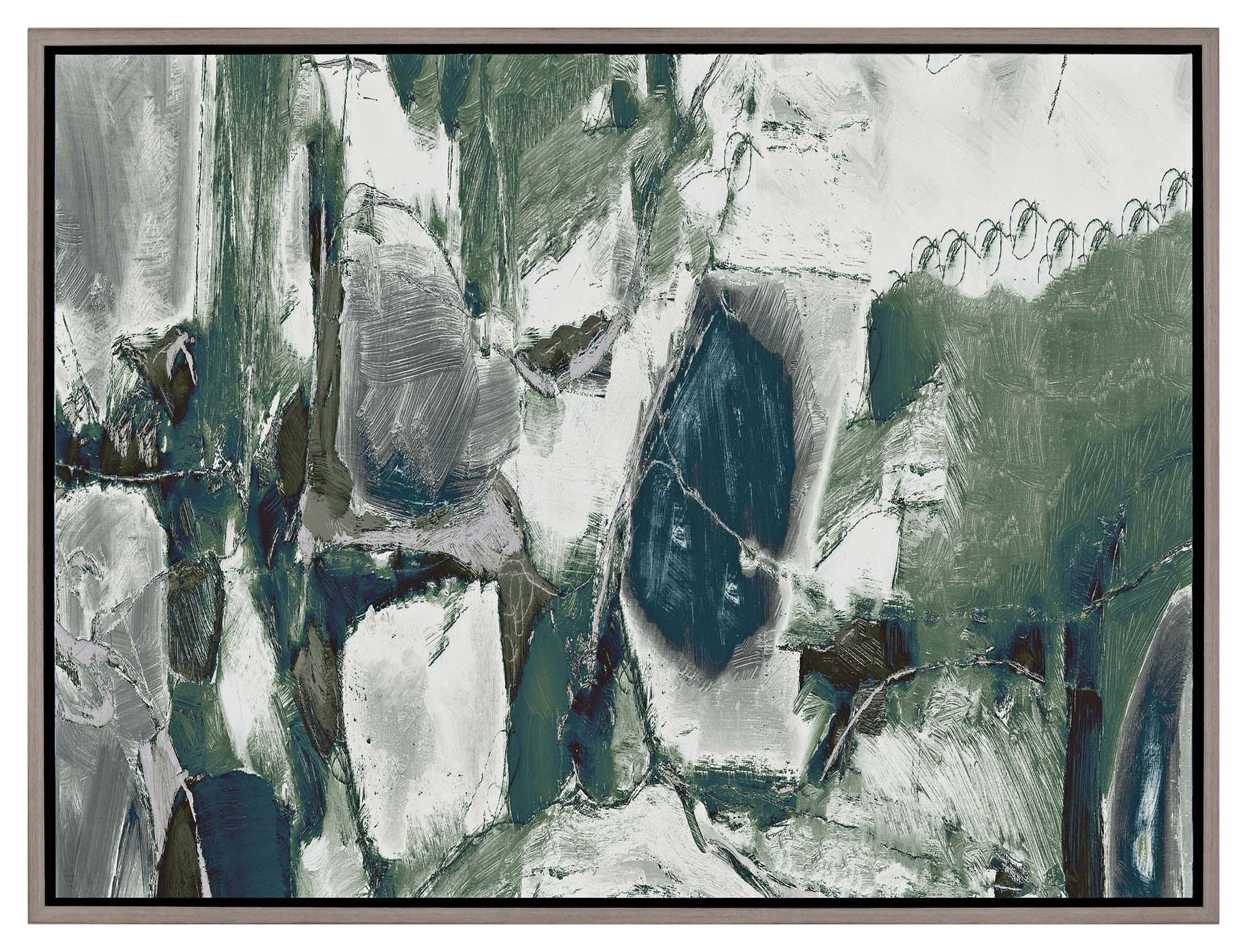 Play Place II 44" Wide Framed Giclee Canvas Wall Art