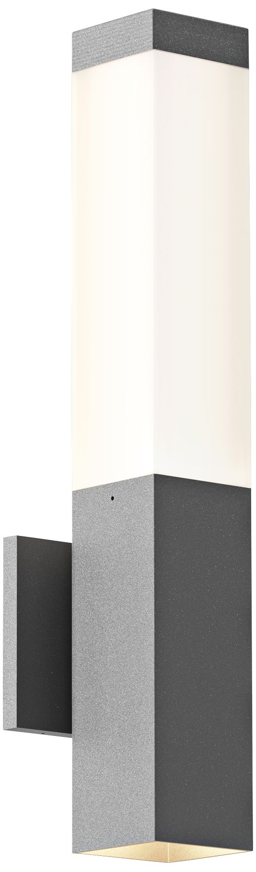 Inside Out Square Column 19 1/2" High Gray LED Wall Light