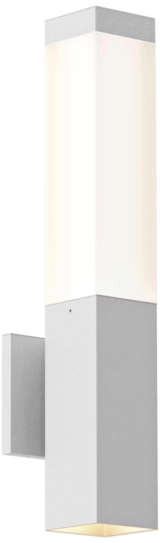 Inside Out Square Column 19 1/2" High White LED Wall Light